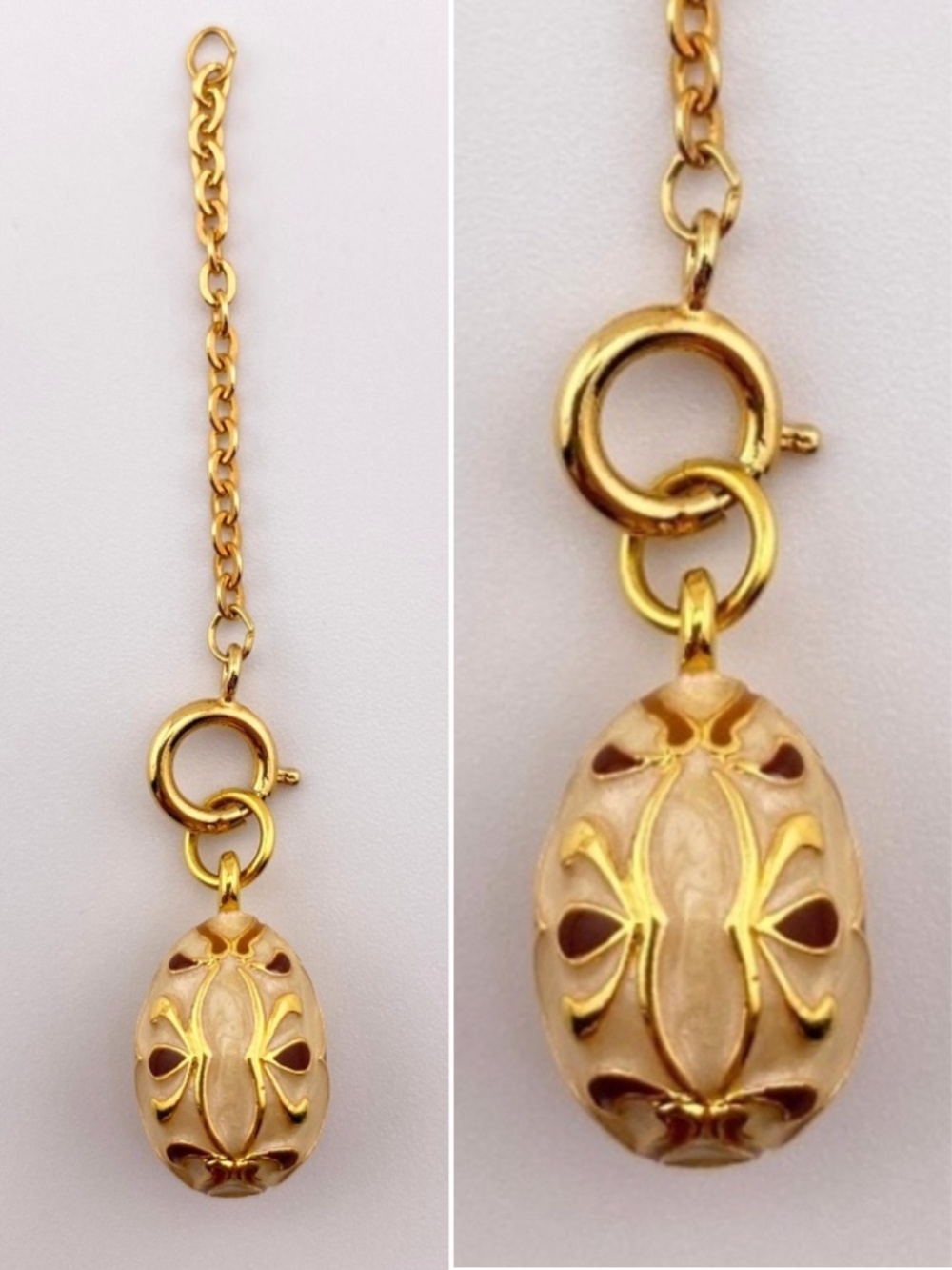 Joan Rivers Faberge Style Egg Charm Extender